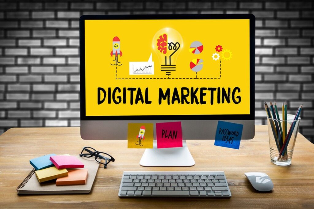 Entwicklung des digitalen Marketings