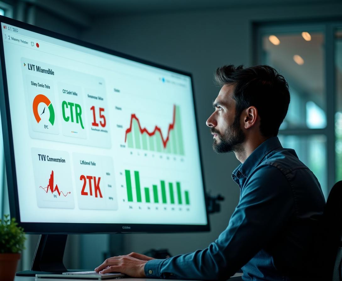 Affiliate Marketing KPIs und Conversion-Optimierung Dashboard 2025