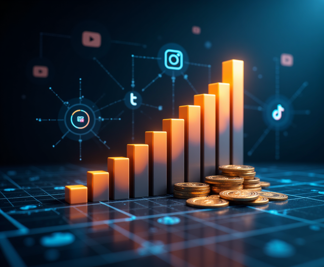 Affiliate Marketing Skalierung 2025 mit Funnel und Wachstumsdiagramm