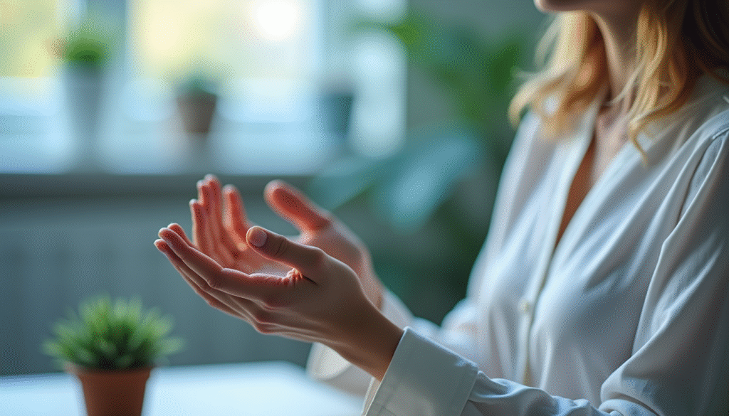 Atemübung am Arbeitsplatz für stressfreie Produktivität