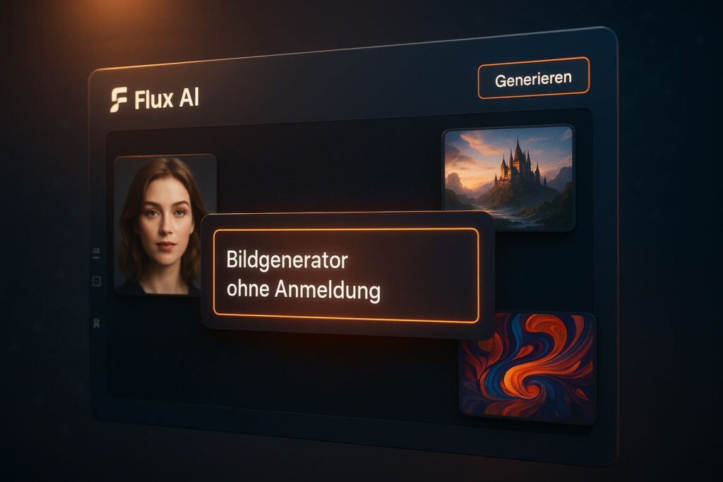 Flux Bildgenerator ohne Anmeldung Deutsch - Kostenlose KI-Bildgenerierung direkt im Browser ohne Registrierung