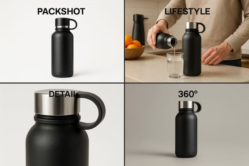 produktfotografie-typen-vergleich-white-background-lifestyle-detail-360-grad Vier Produktfotografie-Typen im Vergleich – White Background, Lifestyle, Detail-Shot und 360-Grad Ansichten für optimale E-Commerce Präsentation
